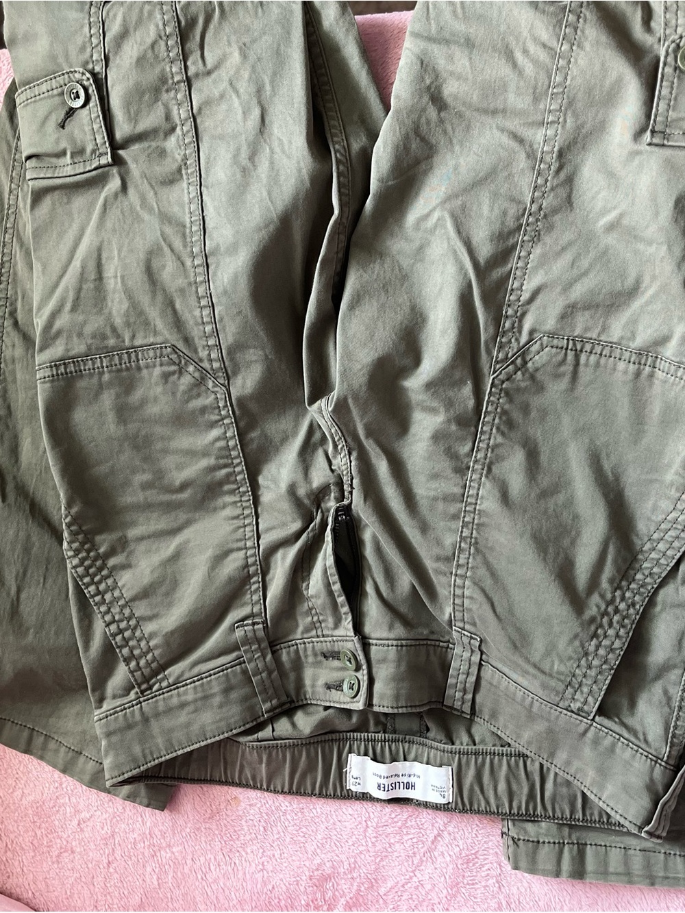 Hollister Olive Utility Field Jacket